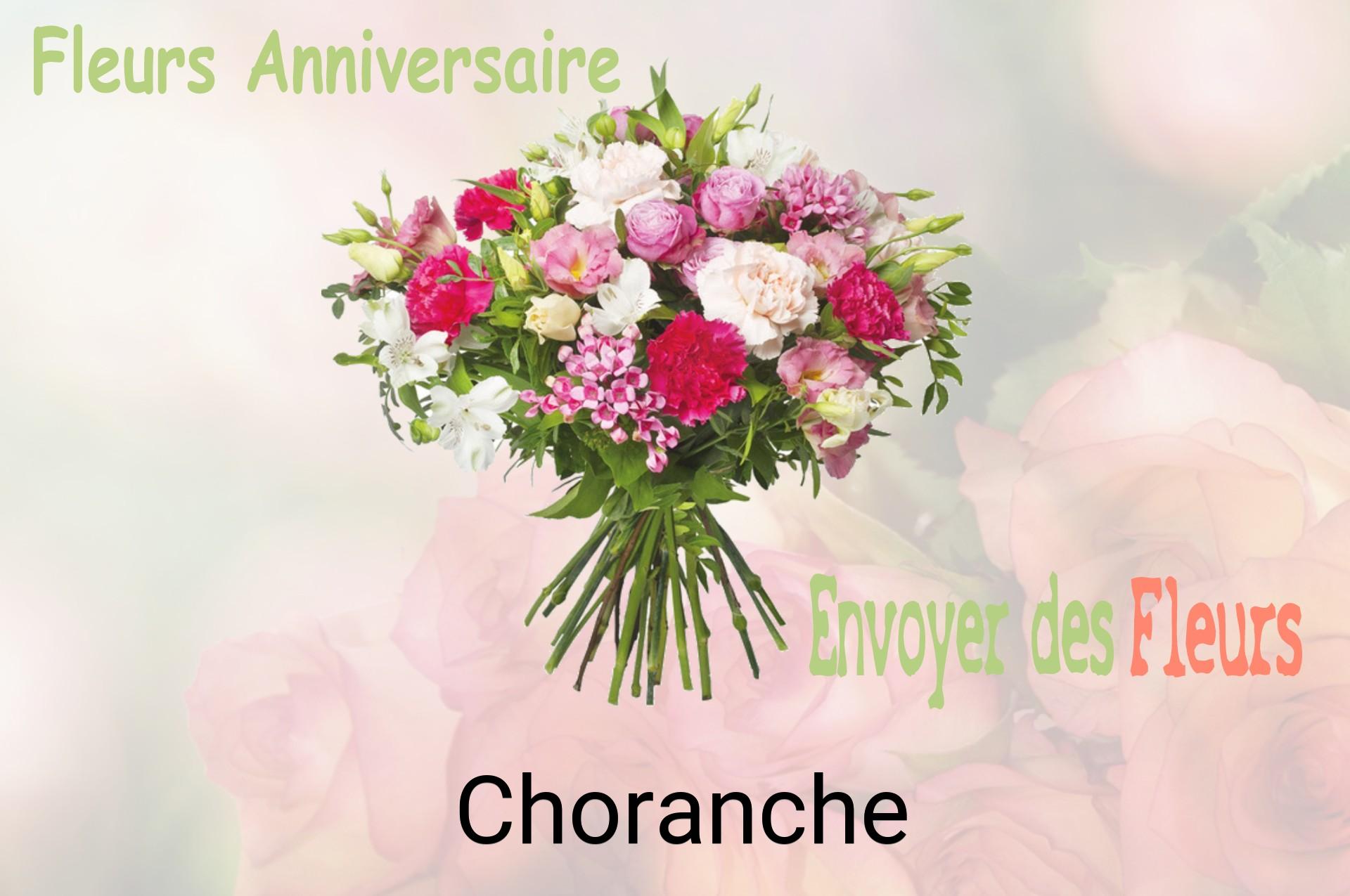 Bouquet de fleurs d’anniversaire livré à Choranche