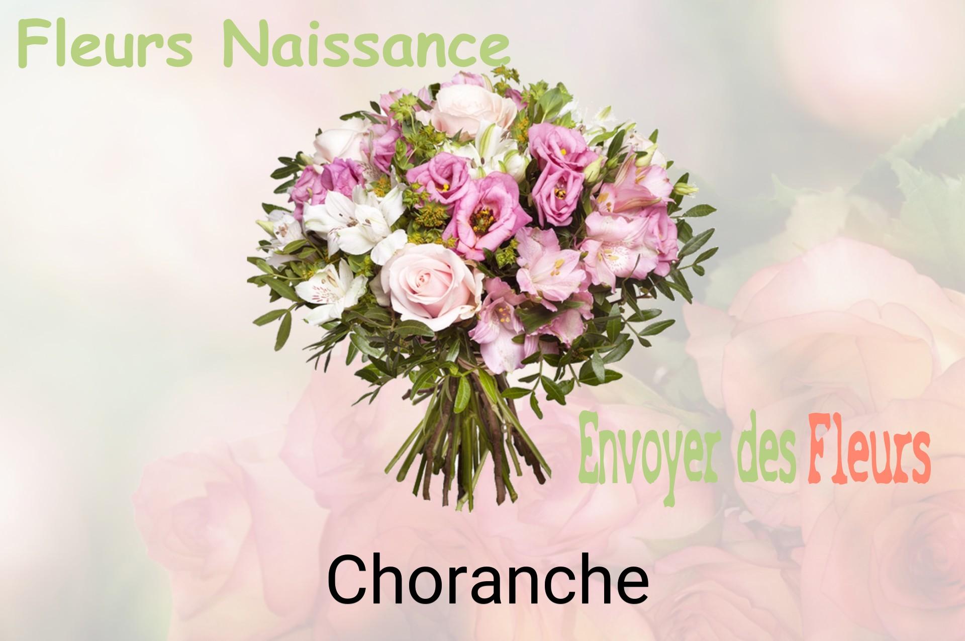 Bouquet de fleurs de naissance livré à Choranche