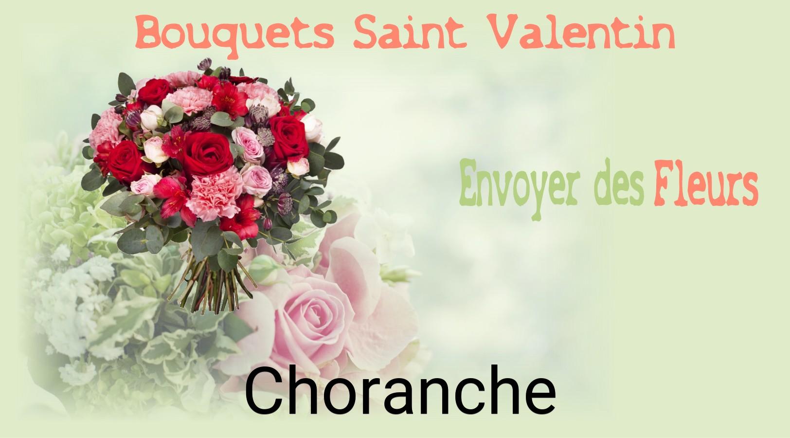 Roses de Saint-Valentin livrées à Choranche